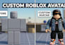 create low poly roblox avatar model, 3d character design, roblox game character